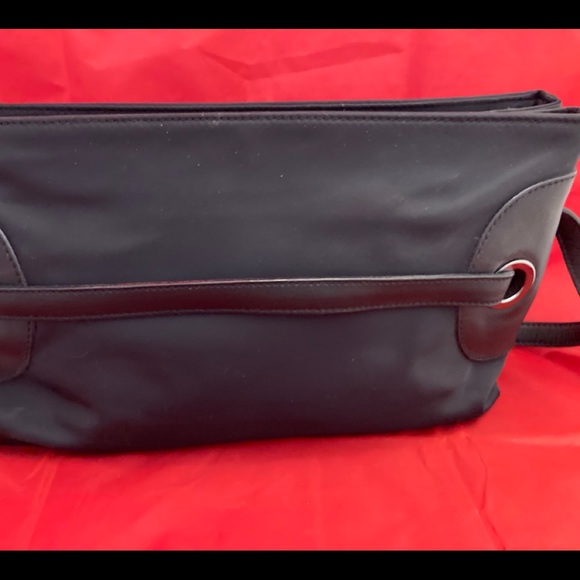 Furla Black Microfiber and Leather Hand Bag - Picture 3 of 4